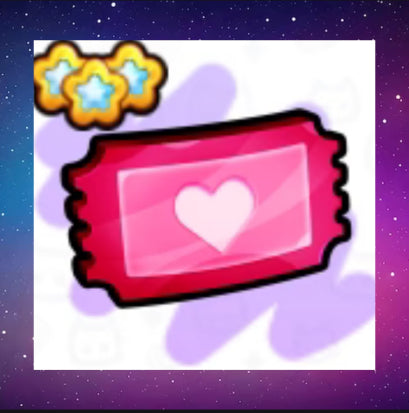 Valentines Spinny Wheel Ticket (x3)
