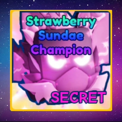 Shiny Strawberry Sundae Champion