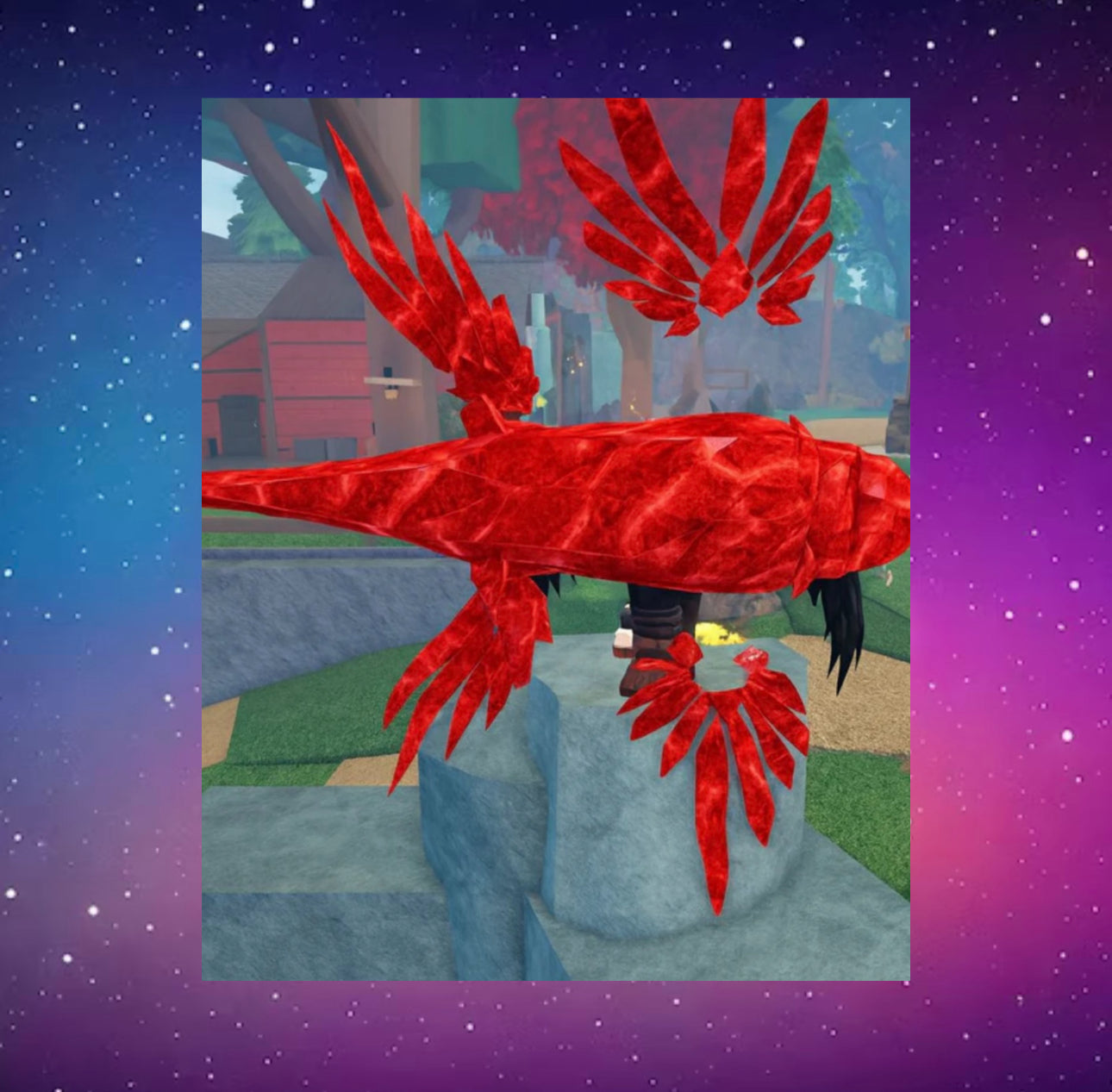 Crimson Colossal Blue Dragon