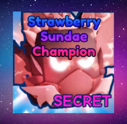 Strawberry Sundae Champion